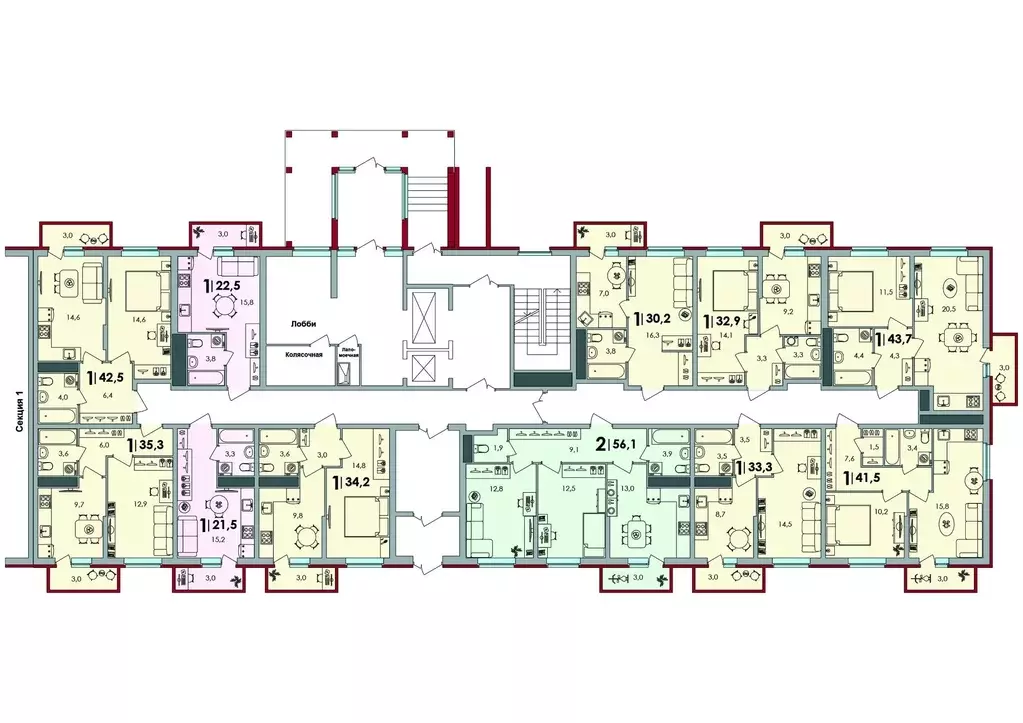 2-к кв. Тверская область, Калининский муниципальный округ, д. Батино ... - Фото 2
