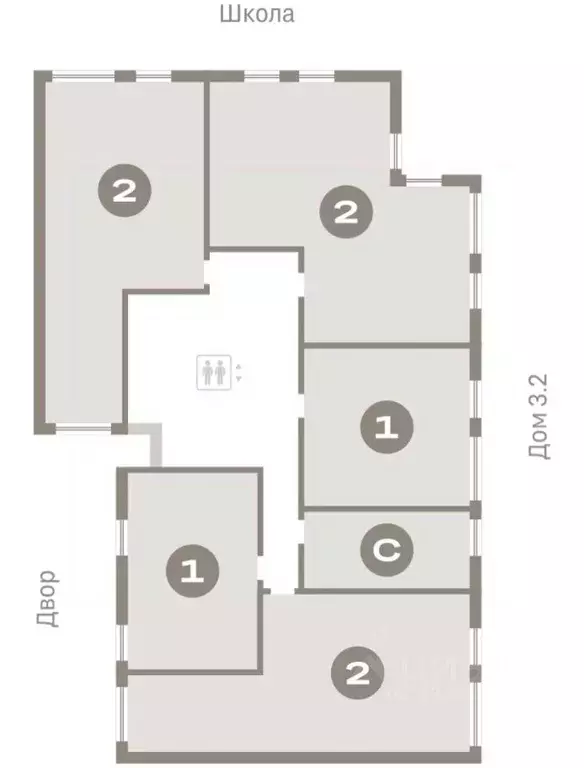 2-к кв. Тюменская область, Тюмень ул. Республики, 205к3 (73.18 м) - Фото 1