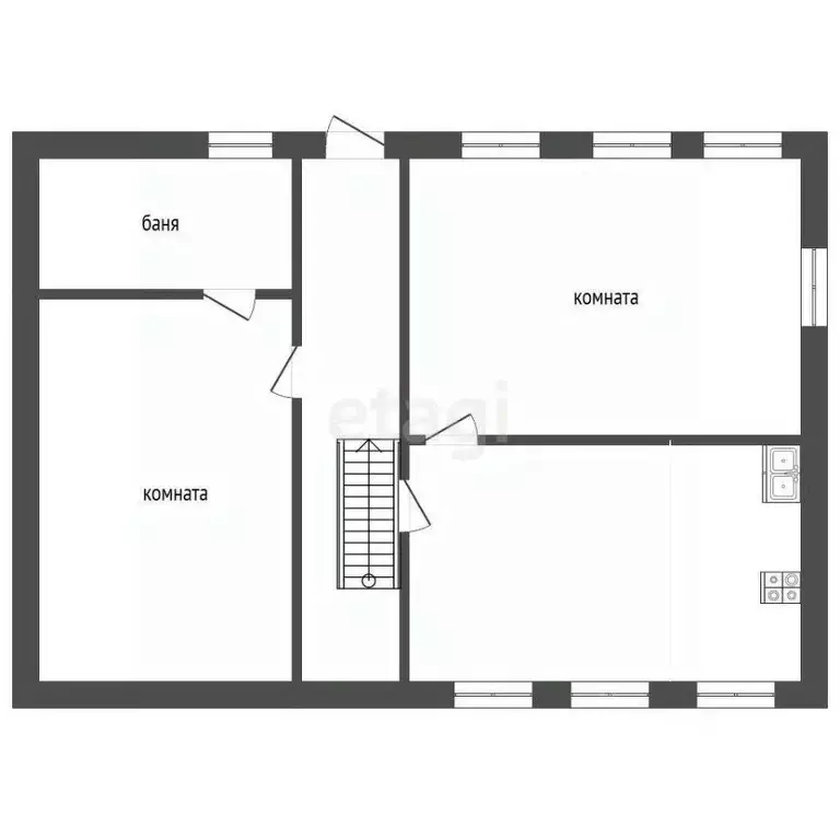 Дом в Владимирская область, Муром д. Петроково, ул. Прудовая, 48 (95 ... - Фото 2