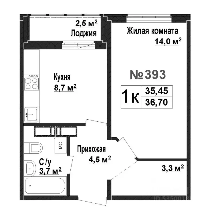 1-к кв. Нижегородская область, Нижний Новгород Торпедо жилой комплекс ... - Фото 0