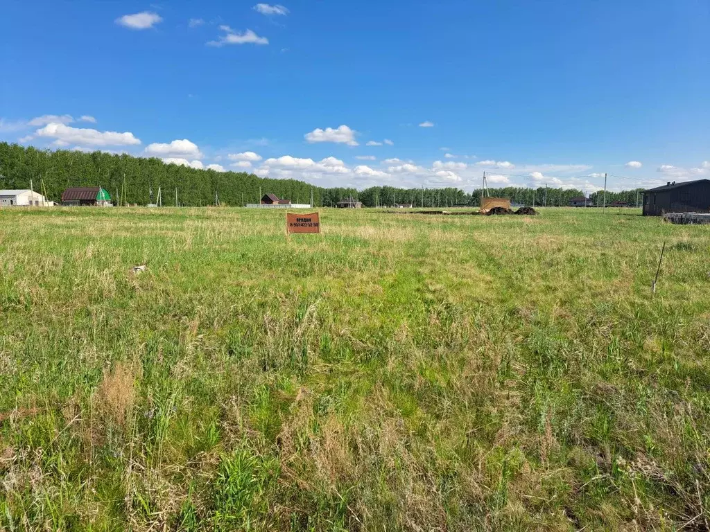 Участок в Омская область, Омский район, с. Усть-Заостровка, Удачный кп ... - Фото 1