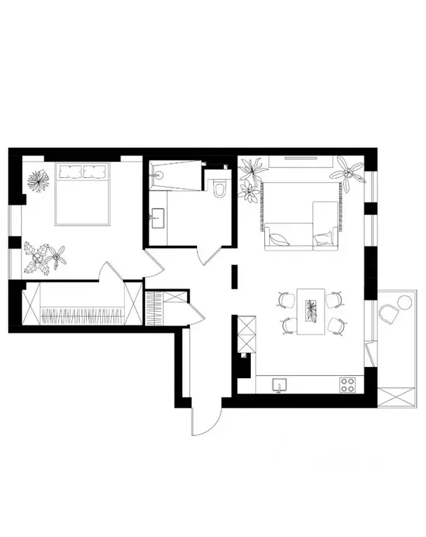 2-к кв. Санкт-Петербург Расстанная ул., 14к1 (70.0 м) - Фото 2