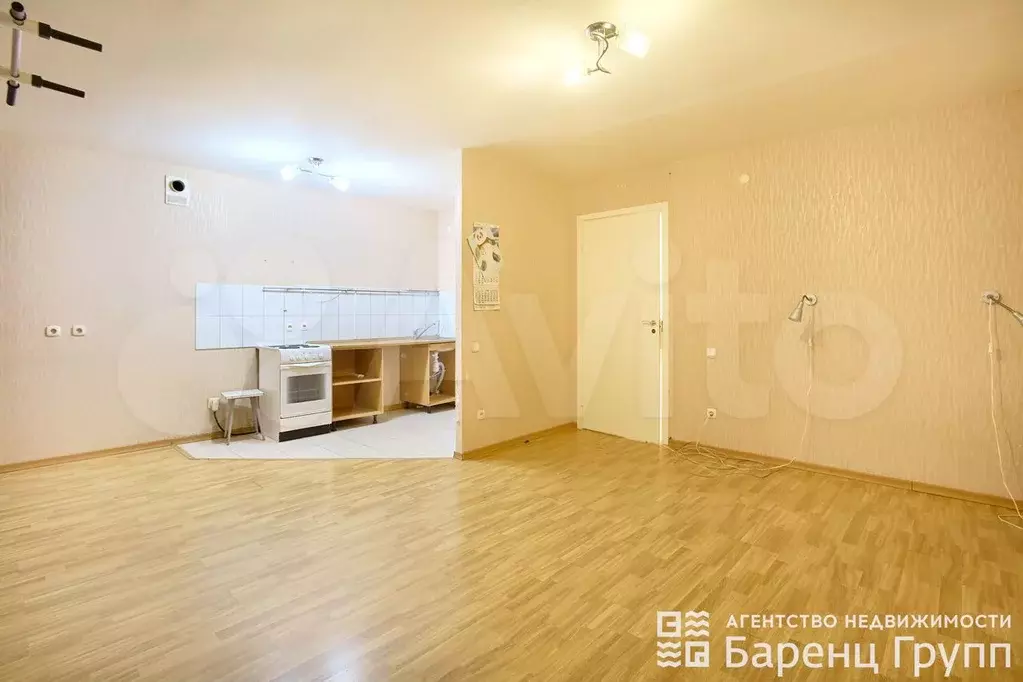 Квартира-студия, 34,8 м, 1/9 эт. - Фото 1