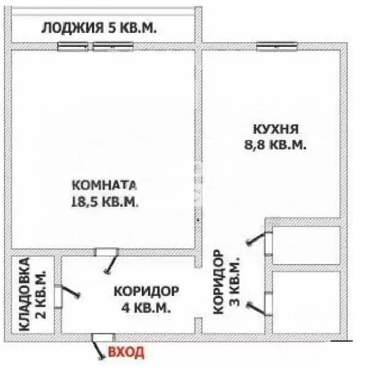 1-к кв. челябинская область, челябинск ул. братьев кашириных, 87а . - Фото 1