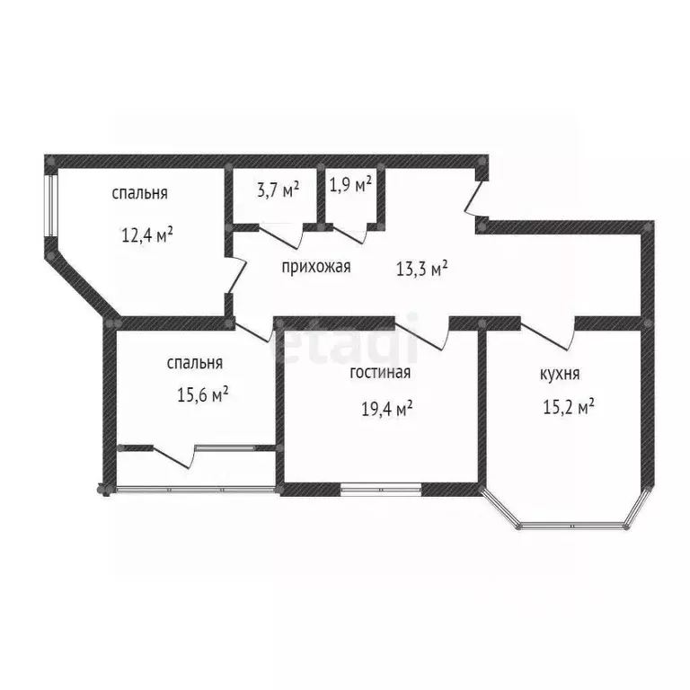 3-к кв. Краснодарский край, Горячий Ключ ул. Ленина, 193Г (81.5 м) - Фото 0