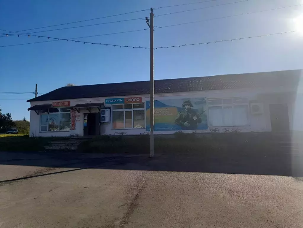 Торговая площадь в Орловская область, с. Корсаково ул. Советская, 11 ... - Фото 1