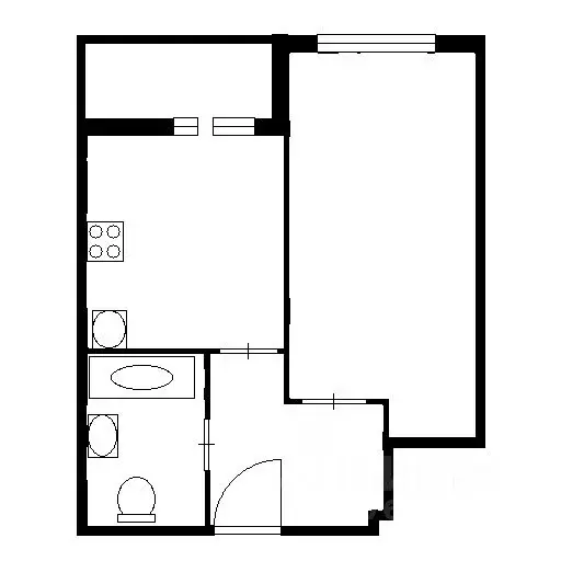 1-к кв. Санкт-Петербург ул. Парфеновская, 9к2 (37.0 м) - Фото 2