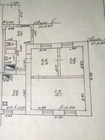 Дом в Липецкая область, Липецк Комсомольская ул., 24 (40 м) - Фото 2