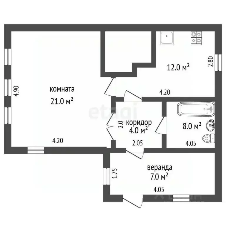 Дом в Белгородская область, Прохоровка рп ул. Октябрьская, 98 (34 м) - Фото 2