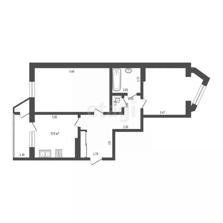 2-к кв. Камчатский край, Петропавловск-Камчатский ул. Тушканова, 10/3 ... - Фото 1