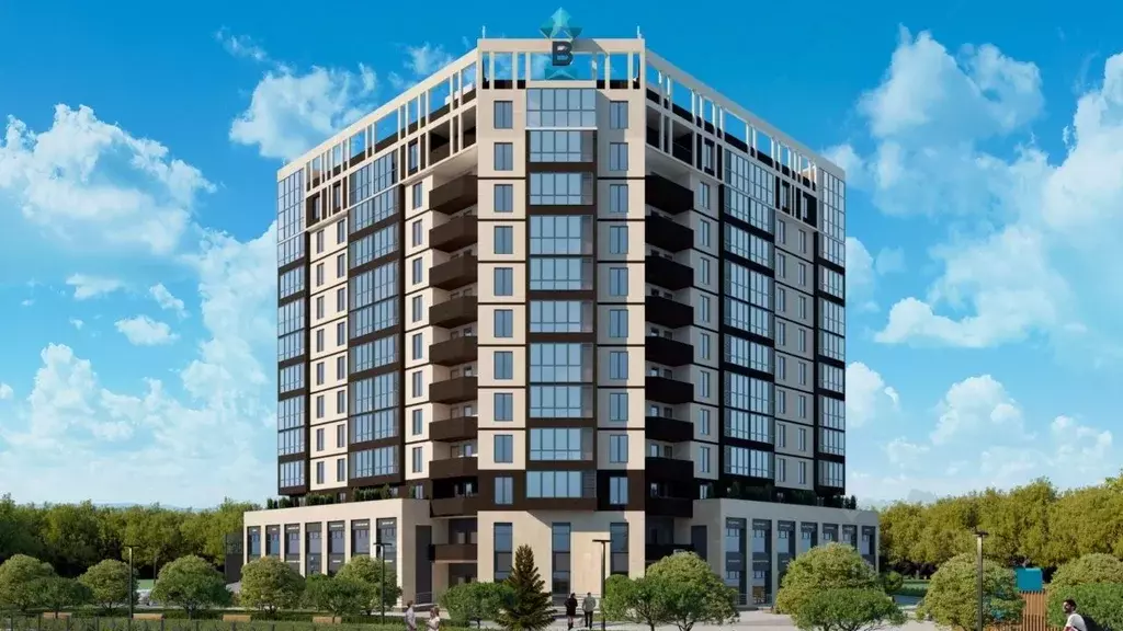 2-к кв. Адыгея, Тахтамукайский район, Яблоновский пгт Вектор жилой ... - Фото 2