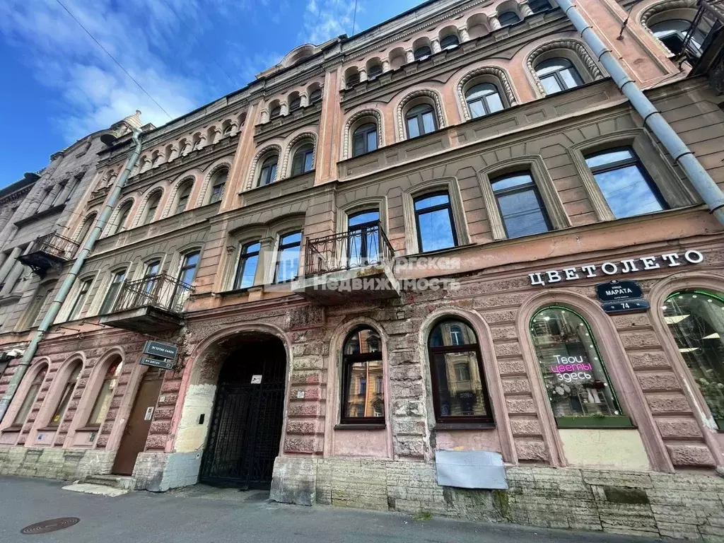 Комната Санкт-Петербург ул. Марата, 74 (13.4 м) - Фото 1