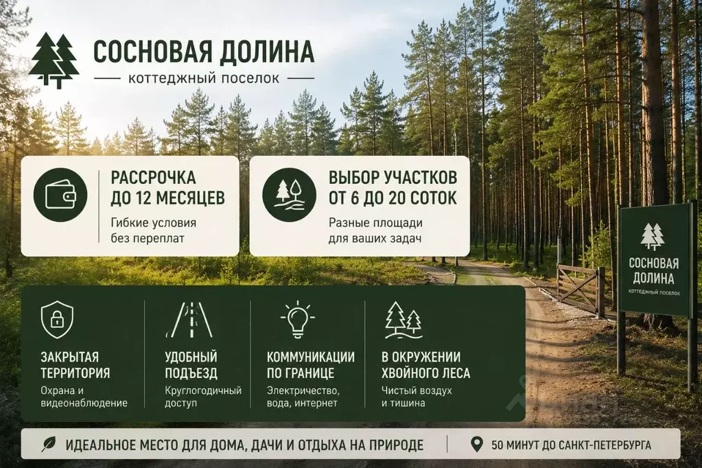 Участок в Ленинградская область, Выборгский район, Приморское ... - Фото 2