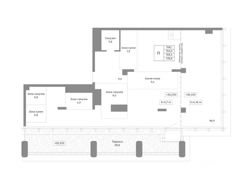 Свободной планировки кв. Челябинская область, Челябинск ул. ... - Фото 1