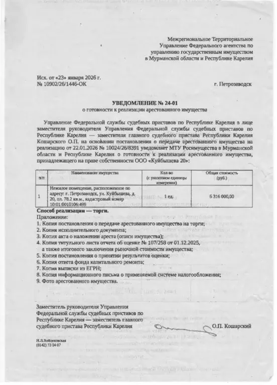 Помещение свободного назначения в Карелия, Петрозаводск ул. Куйбышева, ... - Фото 1