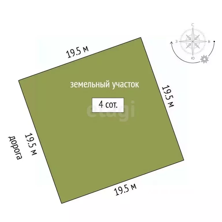Участок в Тюменская область, Тюменский район, д. Марай  (4.0 сот.) - Фото 1