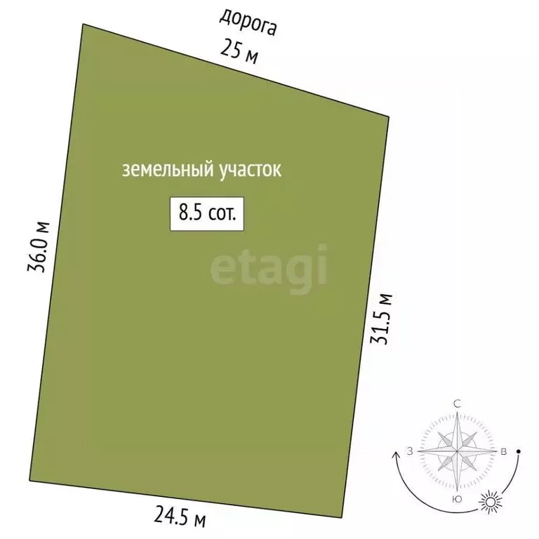 Участок в Тюменская область, Тюменский муниципальный округ, Росток кп  ... - Фото 1