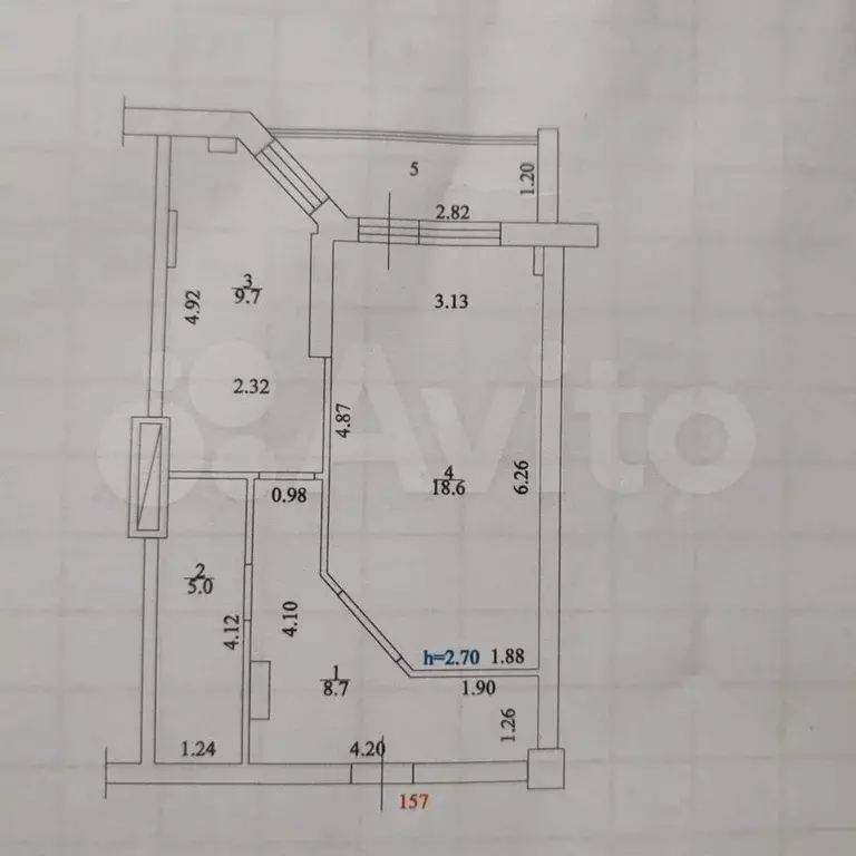 1-к. квартира, 46 м, 19/20 эт. - Фото 0