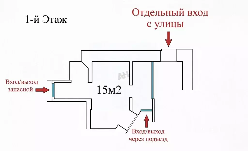 Помещение свободного назначения в Москва Малый Каковинский пер., 3 ... - Фото 2