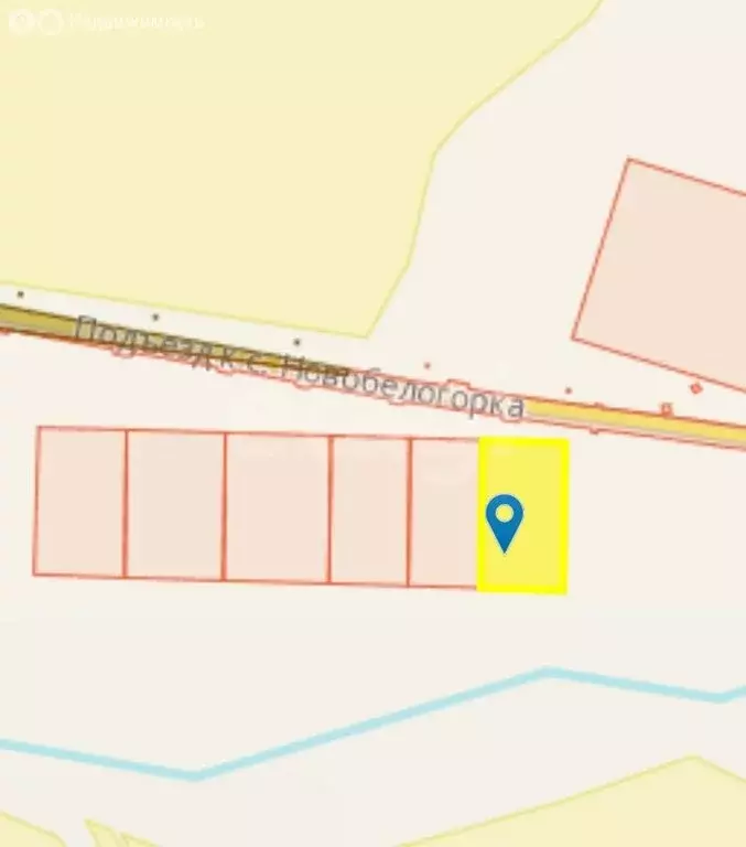 Участок в село Новобелогорка, Центральная улица (120 м) - Фото 2