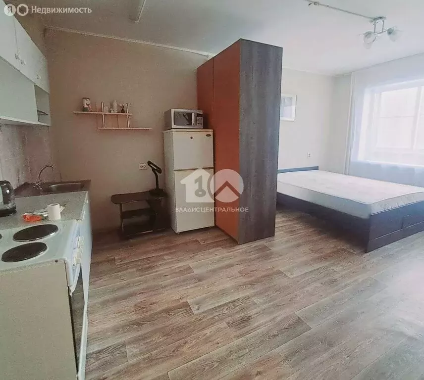 Квартира-студия: Новосибирск, улица Мясниковой, 10 (27.5 м) - Фото 1