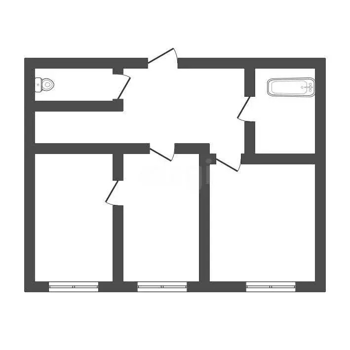 2-комнатная квартира: Нижний Тагил, улица Ватутина, 50 (50.9 м) - Фото 1