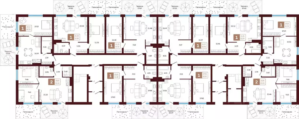 1-к кв. Башкортостан, Иглинский район, с. Акбердино  (50.79 м) - Фото 2