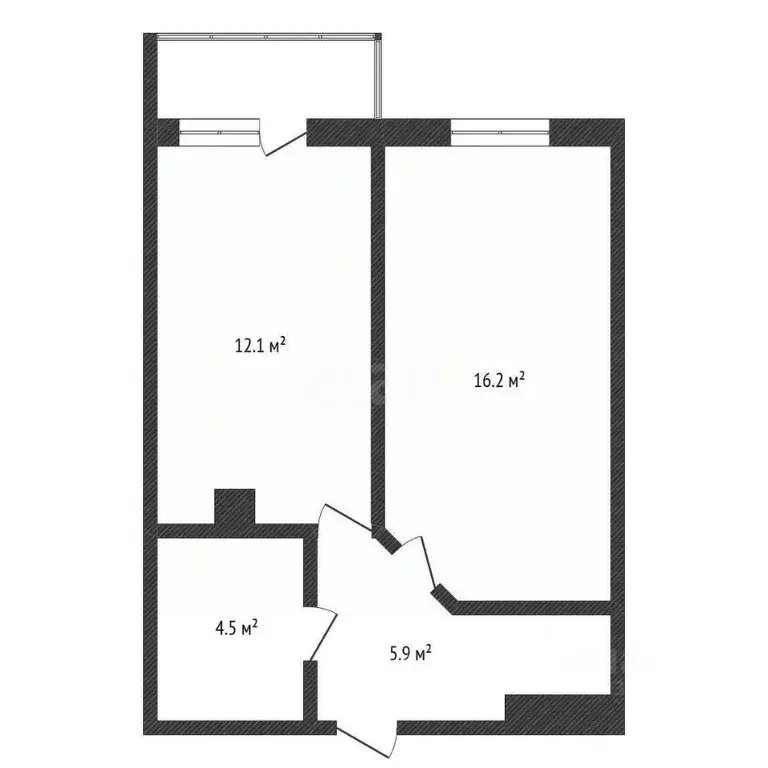 1-к кв. Нижегородская область, Нижний Новгород ул. Тимирязева, 3к2 ... - Фото 2