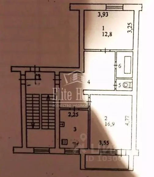 2-к кв. Калужская область, Калуга Промышленная ул., 4 (58.0 м) - Фото 2