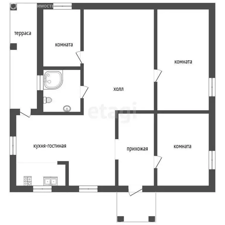 Дом в микрорайон Таврово-4, Шоссейная улица (130 м) - Фото 0