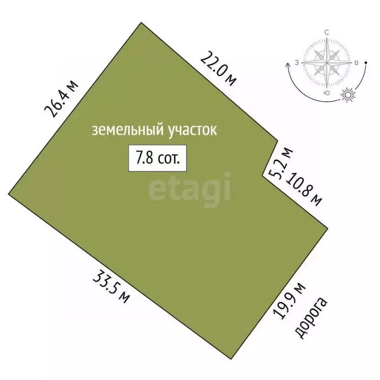 Участок в Московская область, Одинцовский городской округ, с. ... - Фото 2