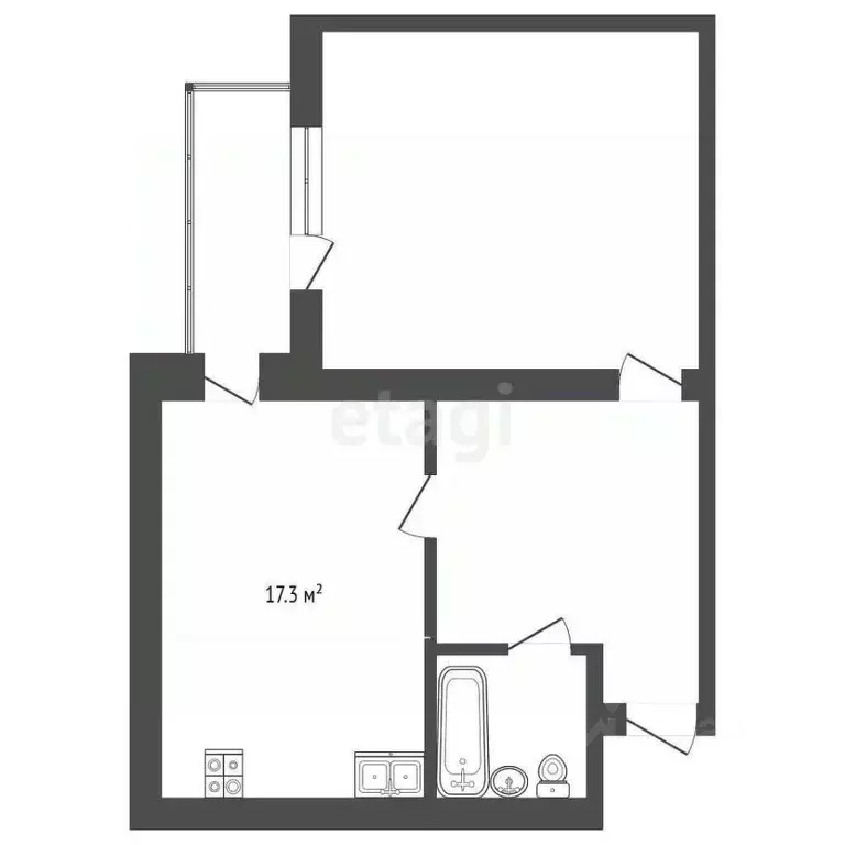 1-к кв. Вологодская область, Вологда ул. Герцена, 98 (54.7 м) - Фото 0
