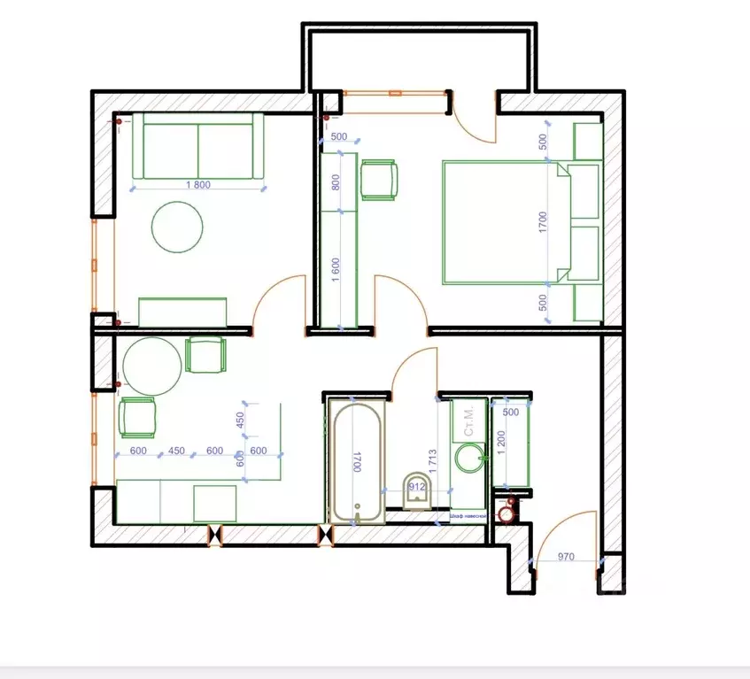 2-к кв. Москва ул. Алабяна, 17К1 (37.0 м) - Фото 1