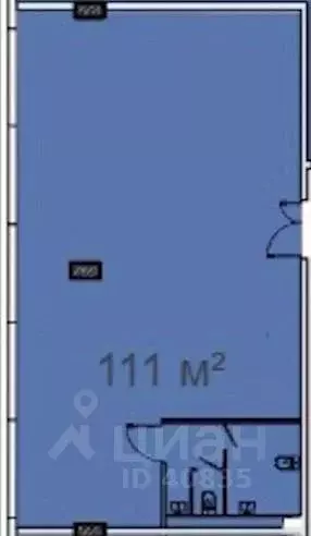 Торговая площадь в Москва ул. Нижние Мневники, 37Ас3 (111 м) - Фото 1