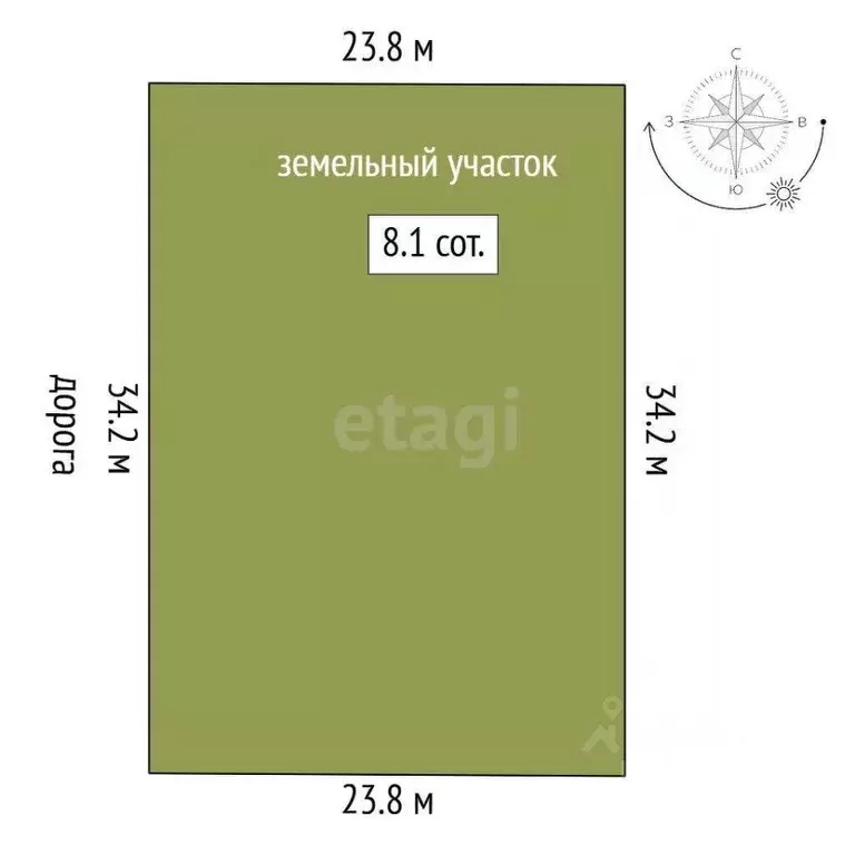 Участок в Ростовская область, Аксайский район, Щепкинское с/пос, ... - Фото 1