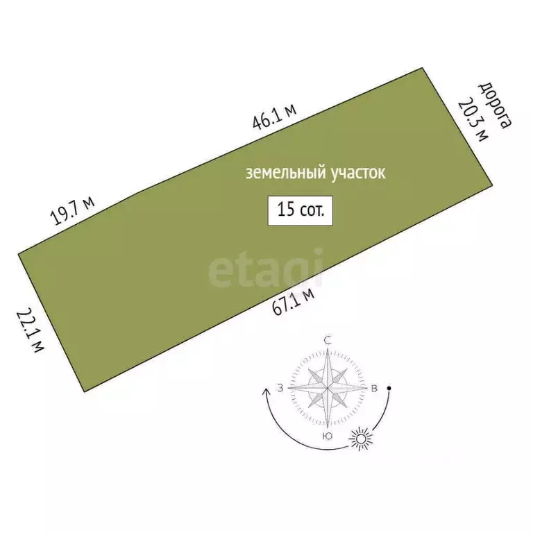 Участок в Тюменская область, Тюменский муниципальный округ, д. ... - Фото 1