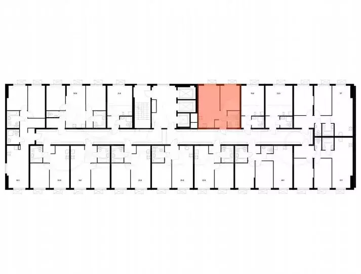 1-к. квартира, 35,9 м, 14/25 эт. - Фото 1