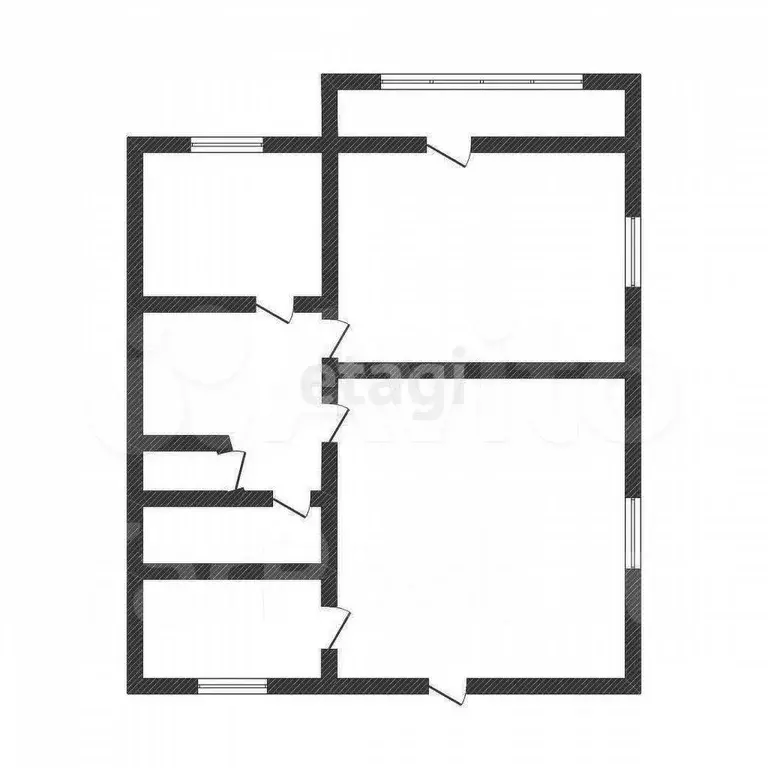 3-к. квартира, 62 м, 4/5 эт. - Фото 0