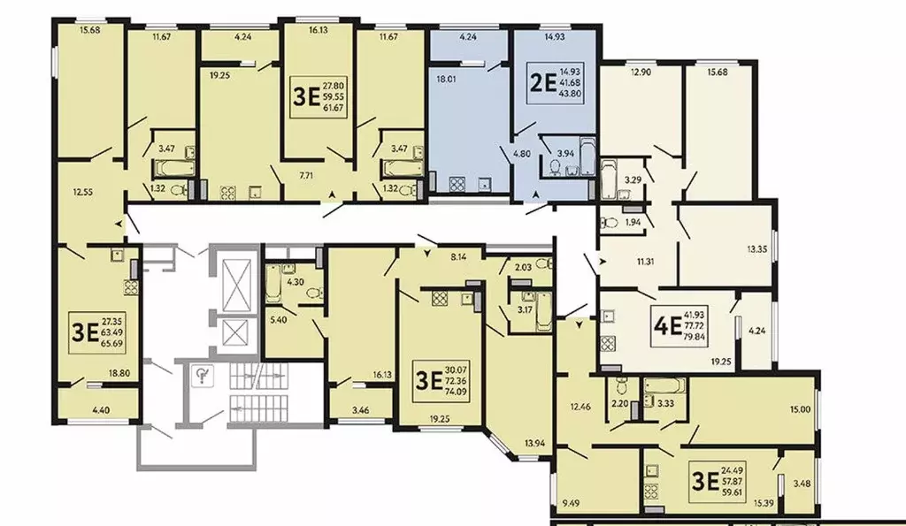 2-к кв. Липецкая область, Липецк Инстеп. Механизаторов жилой комплекс ... - Фото 2