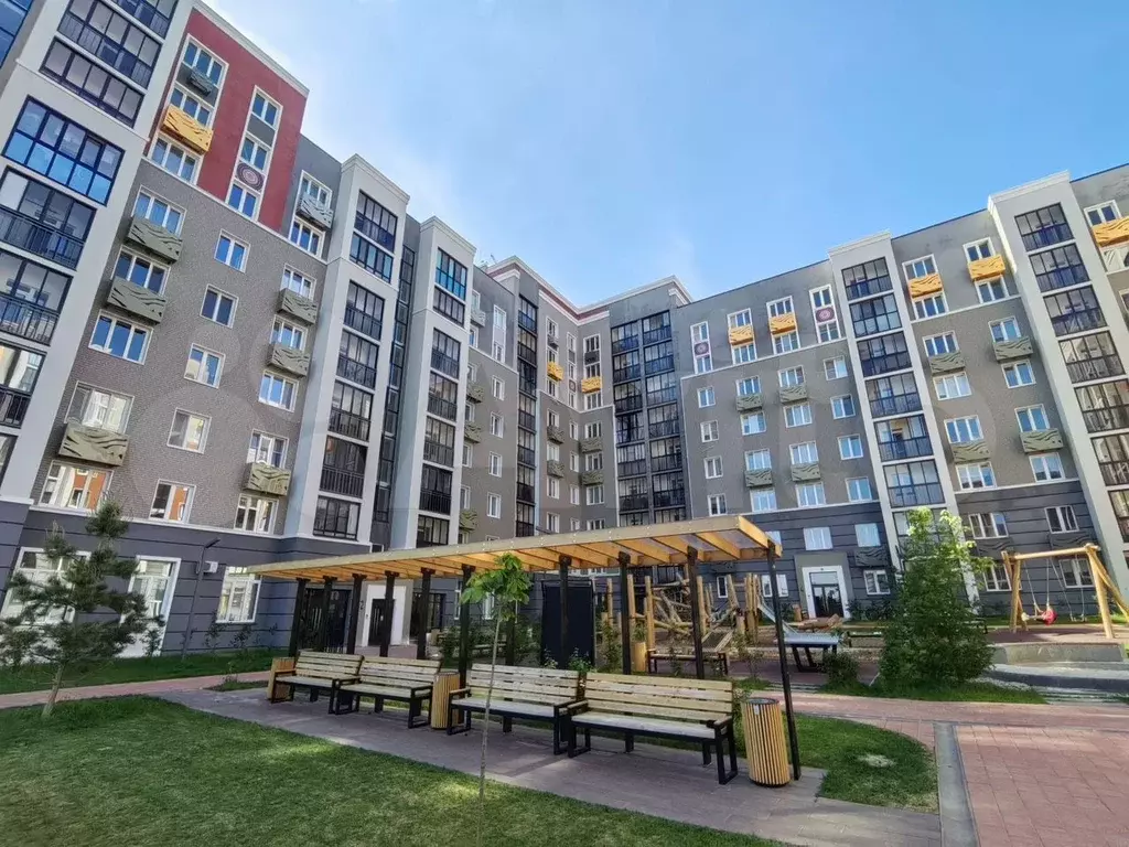 1-к. квартира, 33 м, 1/9 эт. - Фото 1
