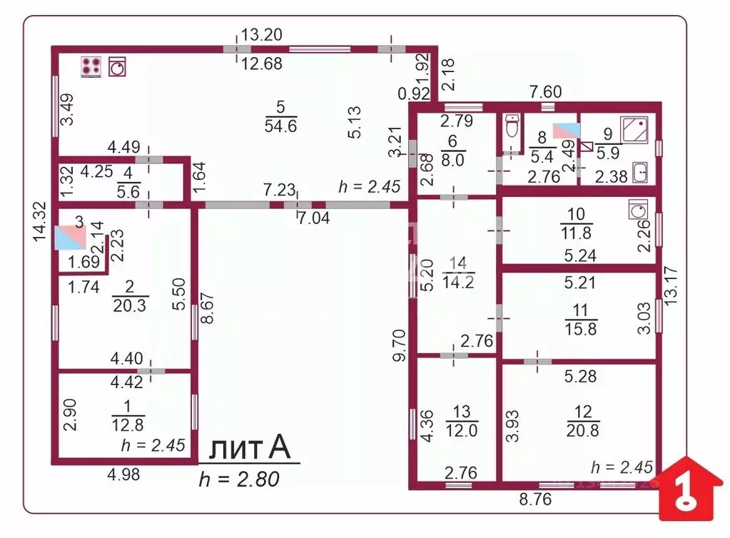 Дом в Омская область, Омский район, Магистральное с/пос, Деревня ... - Фото 2