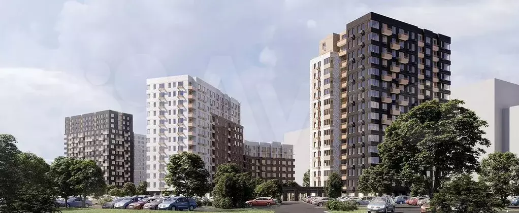 1-к. квартира, 45,2 м, 12/13 эт. - Фото 0