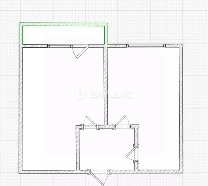 1-к кв. Пензенская область, Пенза просп. Строителей, 134 (26.4 м) - Фото 2