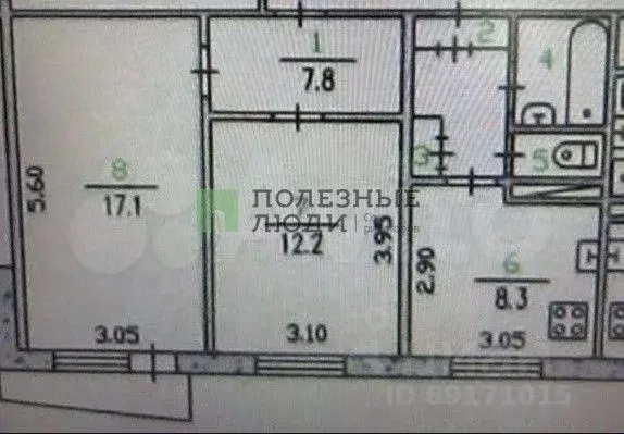 2-к кв. Орловская область, Орел ул. Фомина, 25 (50.2 м) - Фото 1