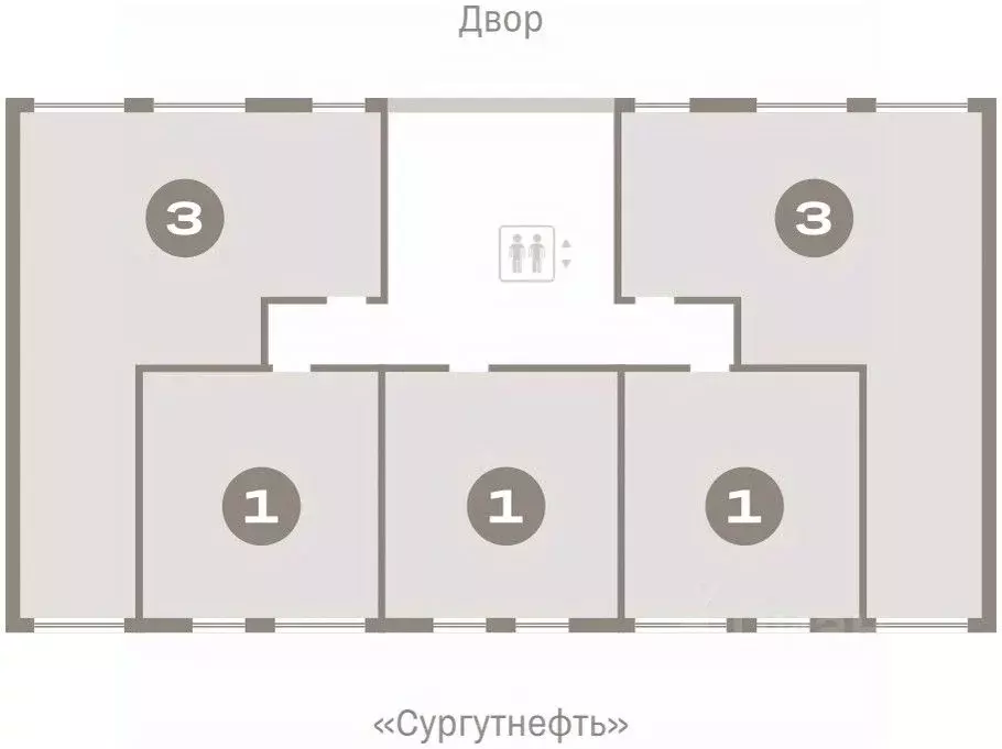 1-к кв. Ханты-Мансийский АО, Сургут 1-й мкр, Нефть жилой комплекс ... - Фото 1