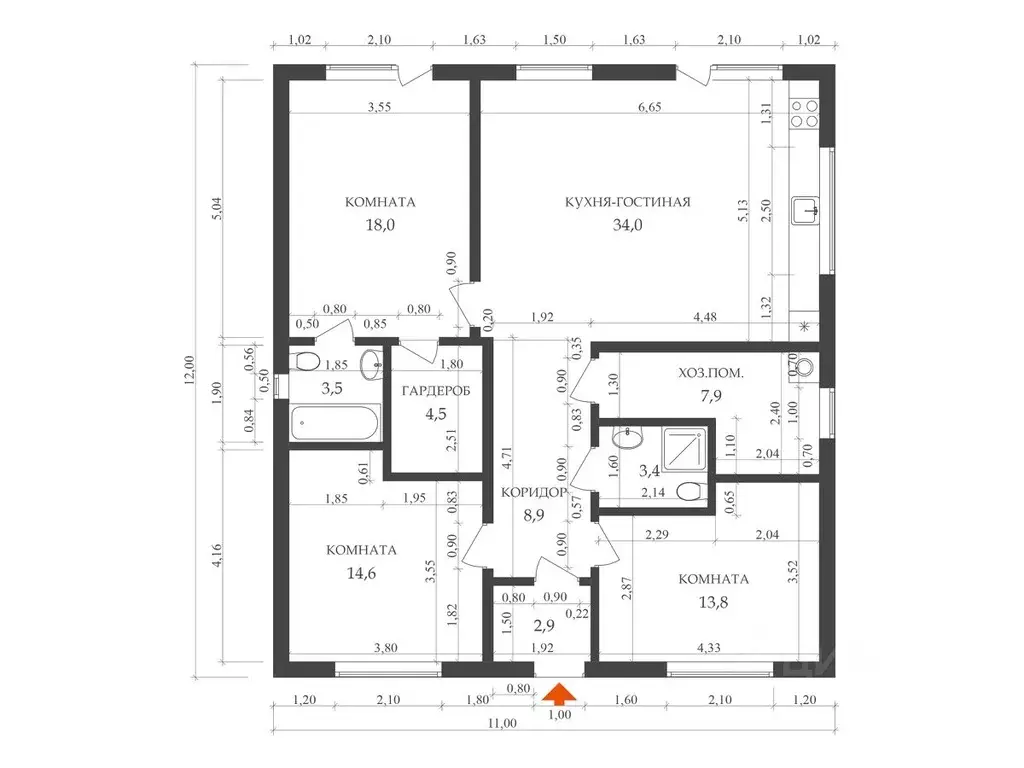 Коттедж в Свердловская область, Сысертский муниципальный округ, пос. ... - Фото 1