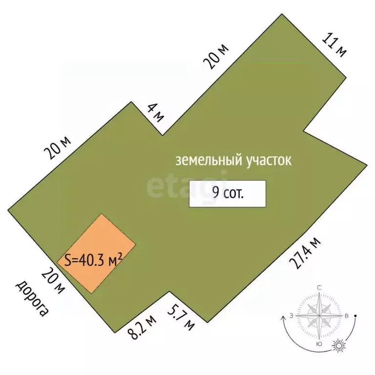 Участок в Тюменская область, Тюмень Холодильная ул., 57А (9.0 сот.) - Фото 2