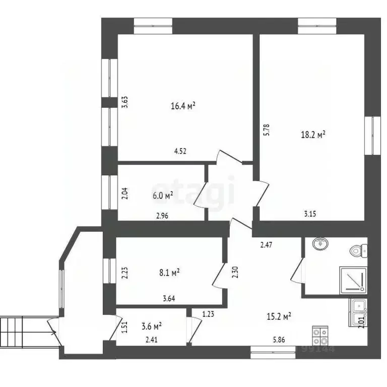 Дом в Владимирская область, Петушки ул. Котовского, 18 (74 м) - Фото 2