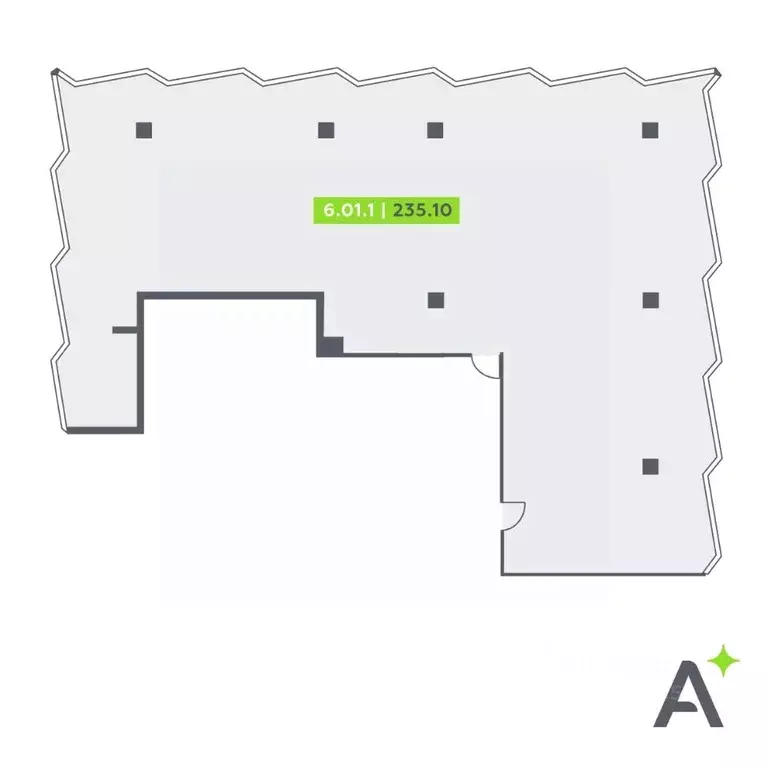 Офис в Санкт-Петербург Московский просп., 65Э (235 м) - Фото 1