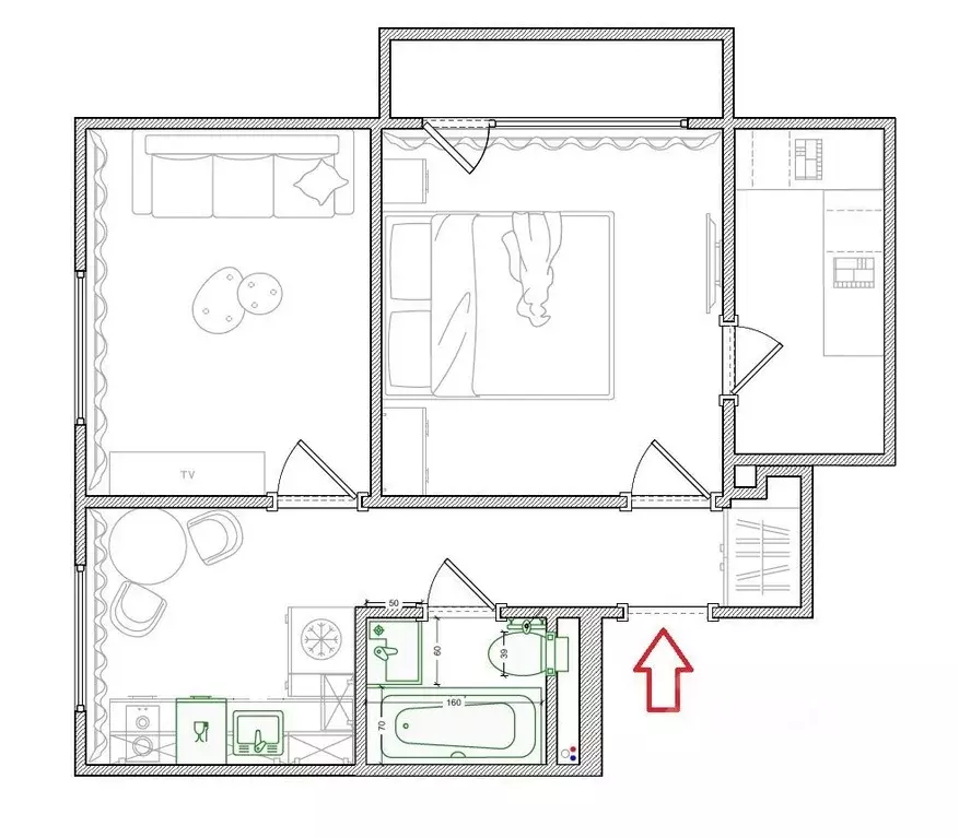 2-к кв. Москва ул. Маршала Вершинина, 3К2 (37.0 м) - Фото 1